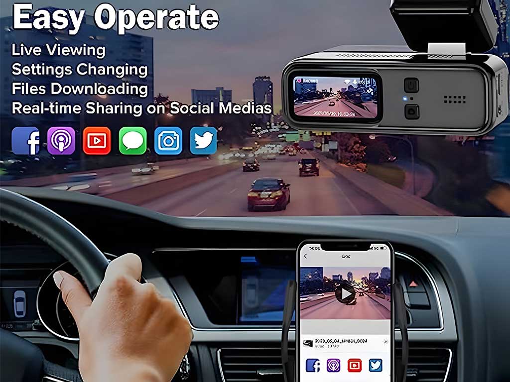 دوربین، ثبت، وقایع، رانندگی، خودرو، سیمکارتخور، وایفای